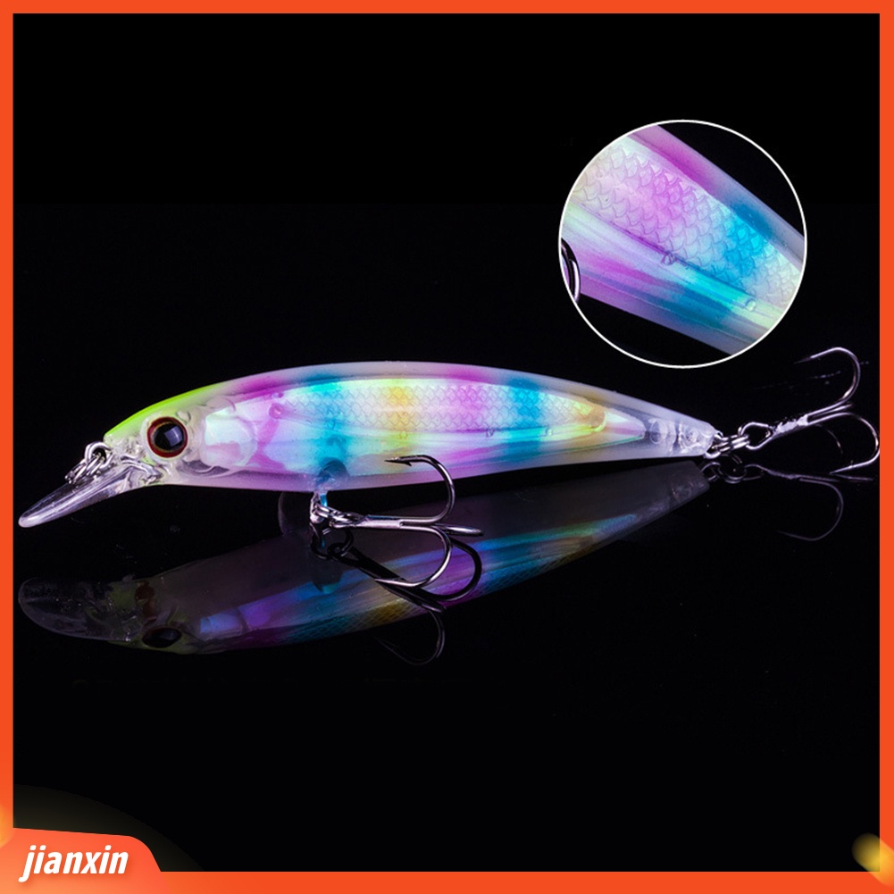 (In Stock) 11 cm Luminous Fishing Wobblers Ikan Kecil Buatan Umpan Umpan Tackle Tool