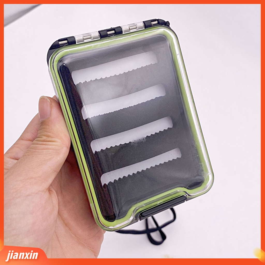 (In Stock) Fly Fishing Box Jendela Transparan Kapasitas Besar Tahan Air Tahan Aus Penyimpanan Anti Gores Umpan Lalat Satu Sisi Fishing Tackle Hook Wadah Penyimpanan Umpan Untuk Outdoor