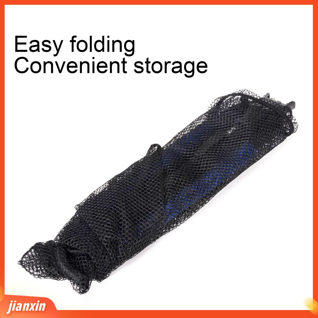 (In Stock) Jaring Ikan Mudah Dibawa Ringan Tahan Aus Portabel Lubang Lebat Menangkap Ikan Nylon Retractable Telescoping Fish Net Untuk Outdoor
