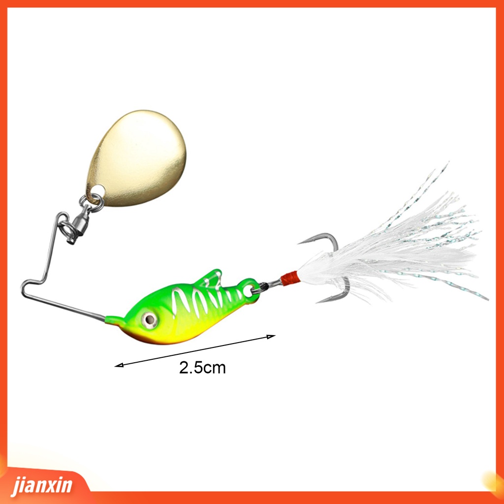 (In Stock) Umpan Umpan 3D Simulasi Fisheye Treble Hook Simulasi Payet Angling Komposit Logam Berputar Umpan Payet Memancing Luar Ruangan