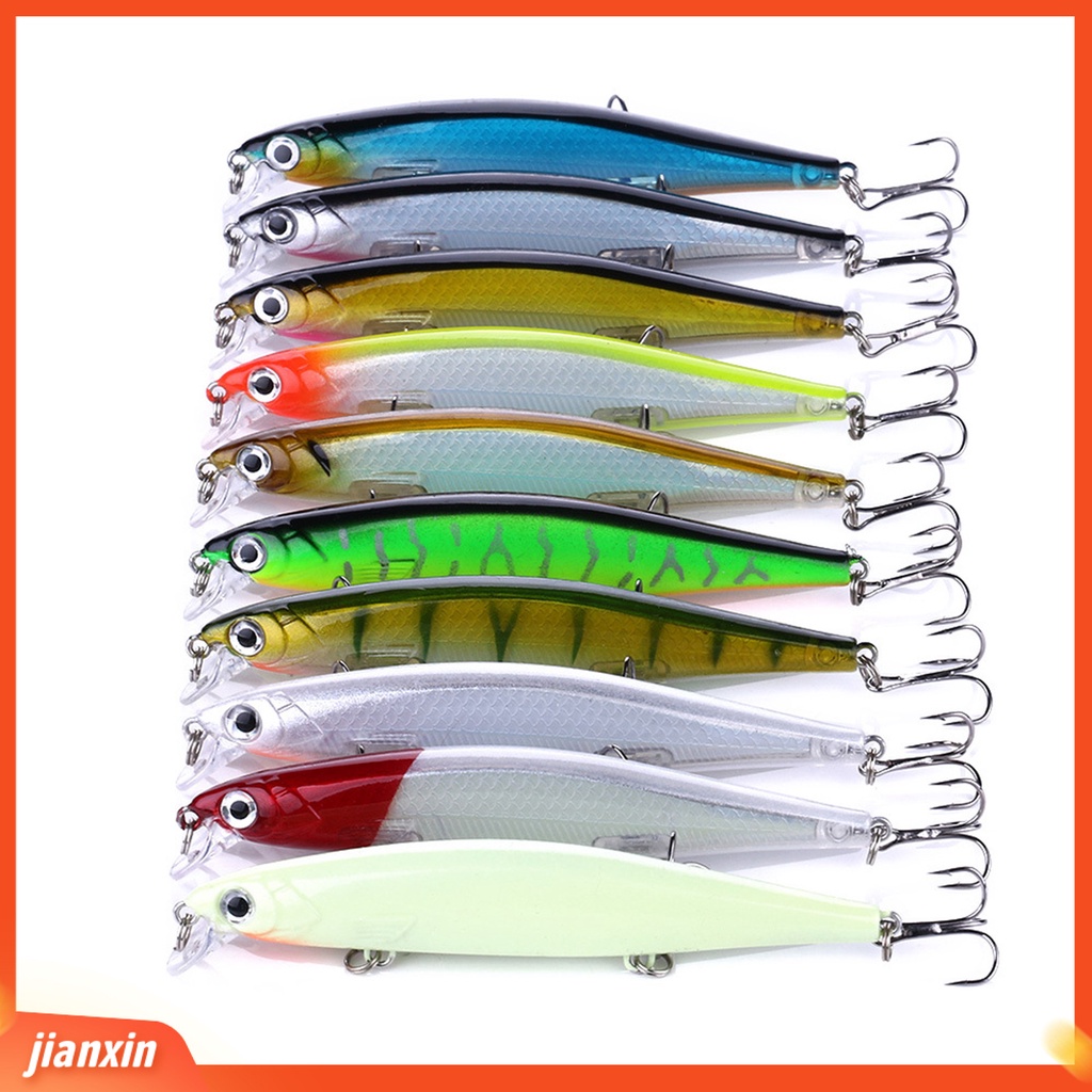 (In Stock) 11cm /13g Umpan Ikan Kecil Tajam Kait 3D Simulasi Fisheye Simulasi Melempar Jarak Jauh Bertengger Angling Lure Alat Pancing