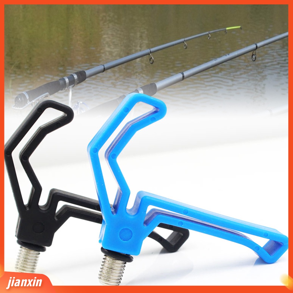 (In Stock) Kepala Bracket Batang Tahan Lama Portable ABS Fishing Rod Rest Gripper Head Untuk Angling