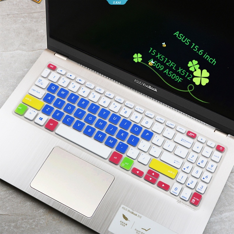 Cover Pelindung Laptop Slim Lembut Nyaman Untuk Model ASUS 15.6 Inch 15x512fl X512 A509 A509F Keyboard Cover Waterproof Silicone Protective Cover [ZK].