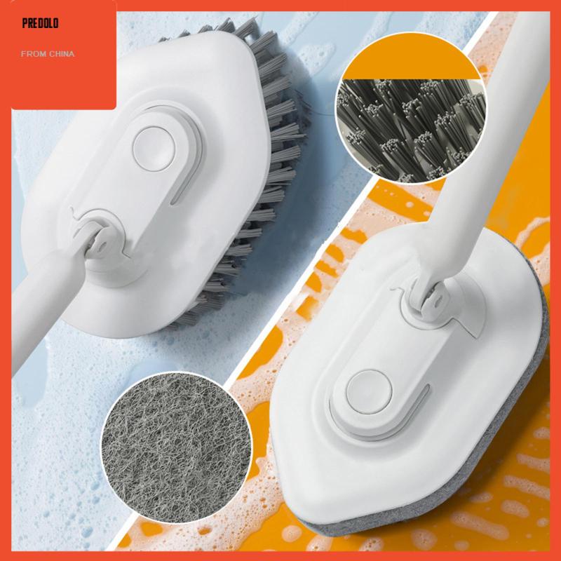 [Predolo] Sikat Gosok Lantai Gagang Panjang Sikat Toilet Genggam Untuk Ubin Rumah Bak