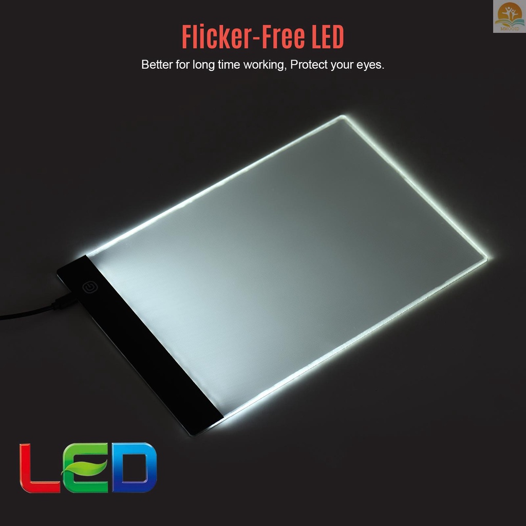 In Stock A4 Copyboard Ultra-Tipis Pad Lampu LED Adjustable 3tingkat Kecerahan Papan Gambar USB Powered Untuk Artis Animasi Sketsa Arsitek Kaligrafi Stensil