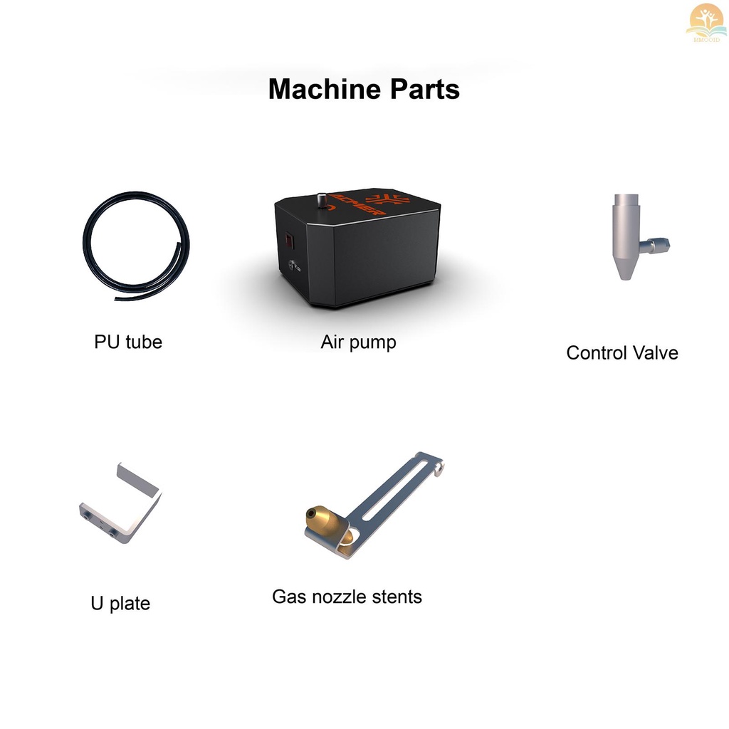 In Stock ACMER Assist High Speed Air Pump Laser Grafir Dan Pemotong Aksesoris Mesin Airflow Adjustable Menghilangkan Asap Dan Debu Mudah Dipasang Kompatibel Dengan Laser Engravers