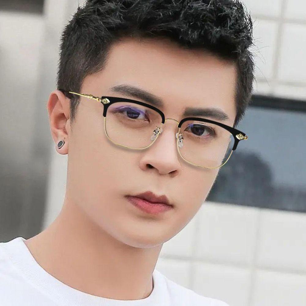 LILY Frame Ultra Ringan, Kacamata Baca Portable, Kacamata Hiperopia Vintage Anti-Cahaya Biru Yang Nyaman Elegan Untuk Pria Wanita