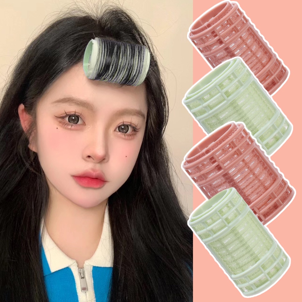 Self-adhesive DIY Hairstyle Alat Aksesoris Ada Panas Rambut Akar Berbulu Alami Penjepit Hiasan Kepala Jepit Rambut Tetap Malas Curling Roller Stereotip Gesper Dalam Klip Udara Poni Roll