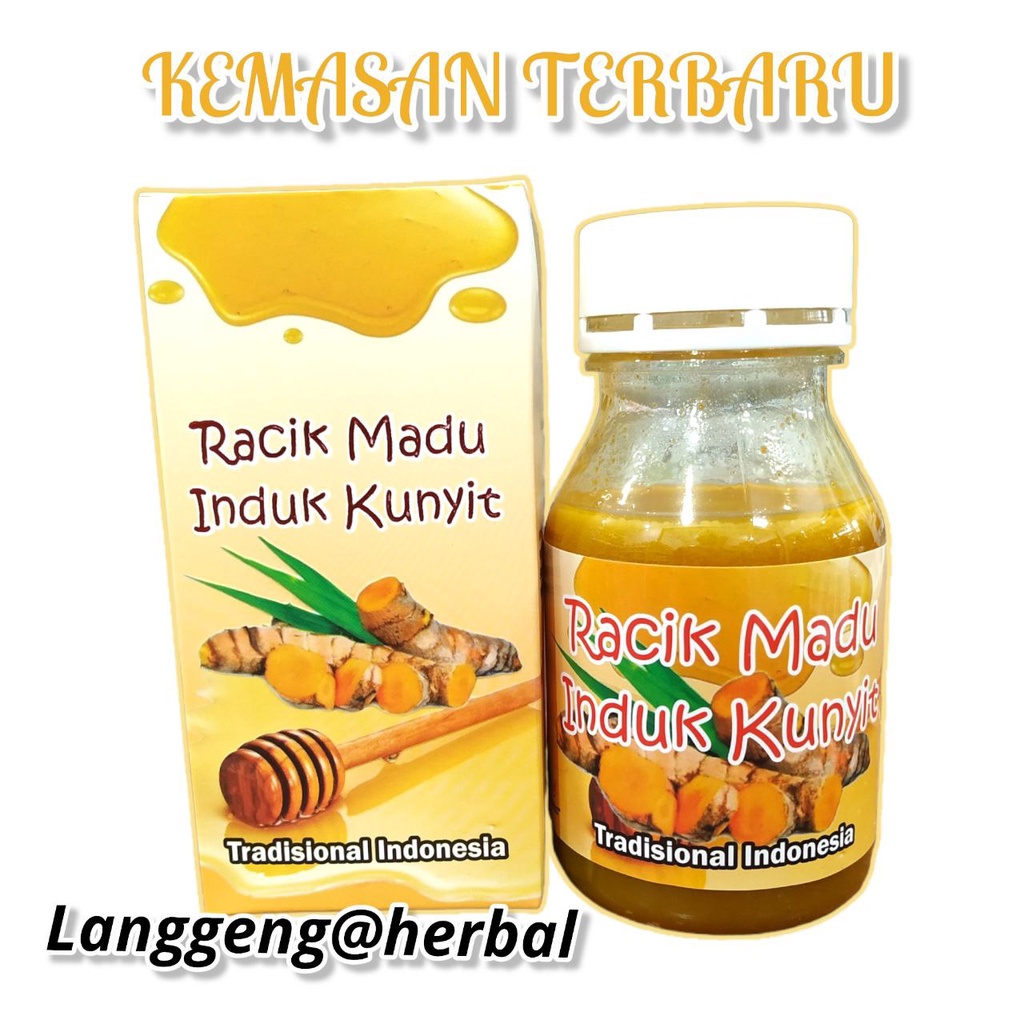 

RACIK MADU INDUK KUNYIT 300gr | Madu Maag kronis Dan Gerd - MADU KUNING MAAG KUNYIT