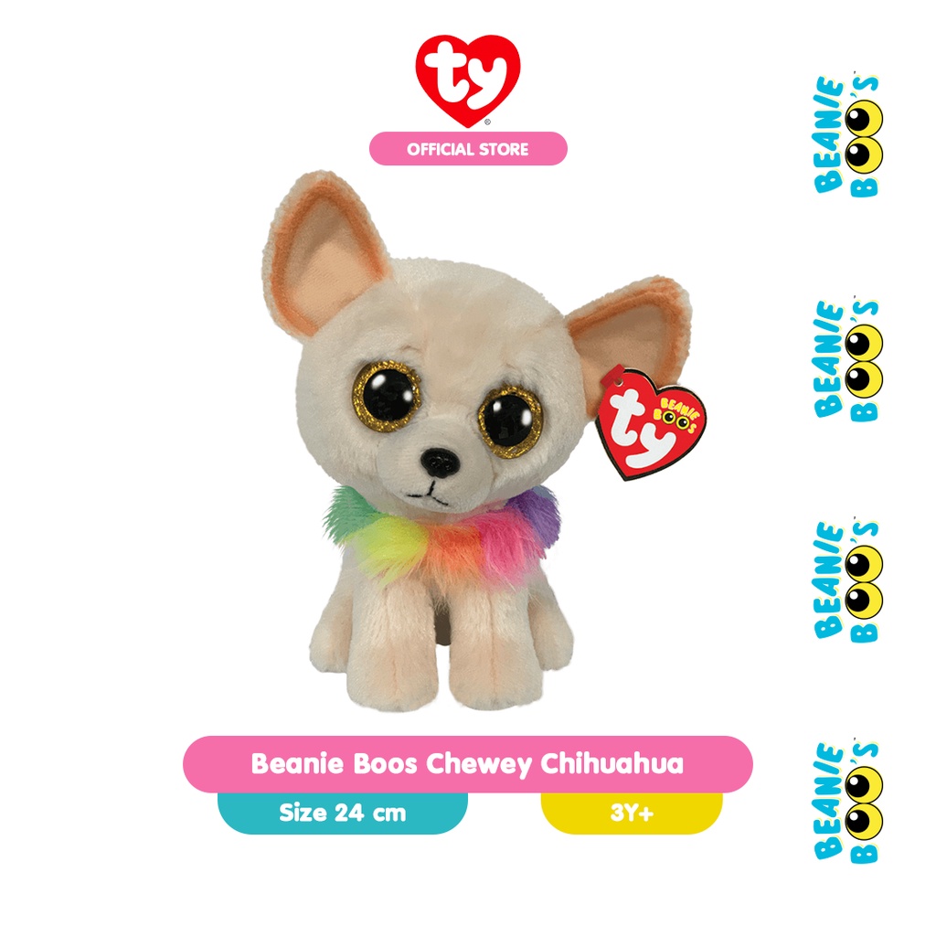 TY Toys Beanie Boos Chewey Chihuahua M - Boneka Anjing Chihuahua