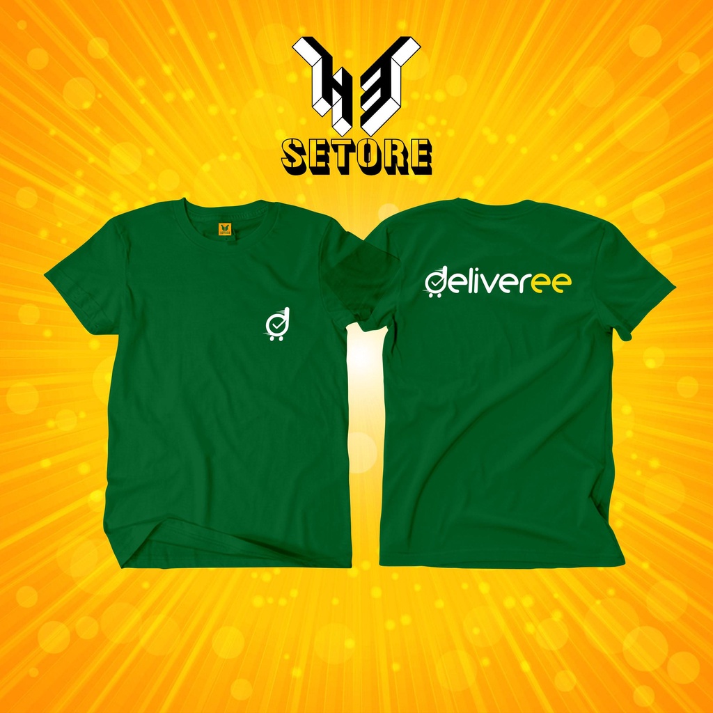 Kaos Deliveree Indonesia - Baju Deliveree - Kaos Kurir Deliveree Murah Distro