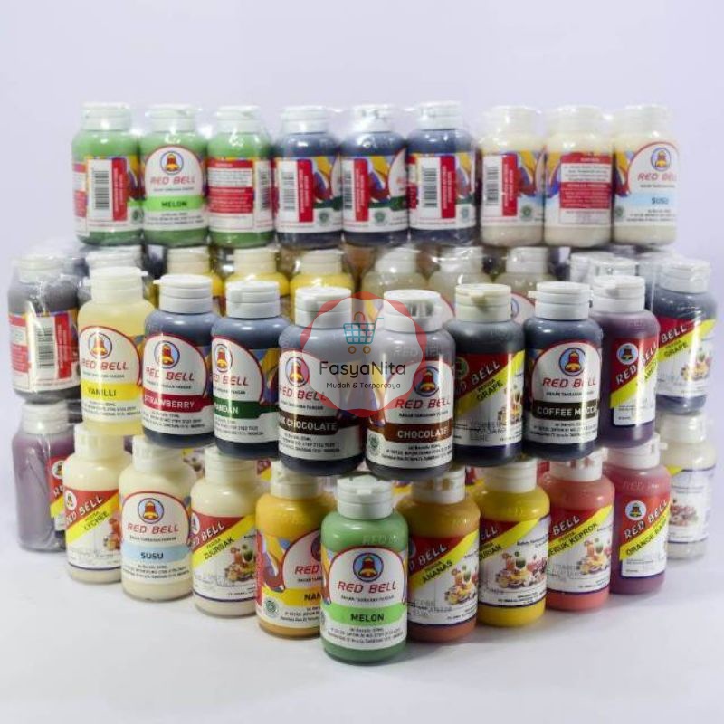 

RED BELL PERISA PASTA 55ML - PERISA ES BUAH SEGAR RED BEL - PASTA REDBEL - REDBELL SIRUP BUAH