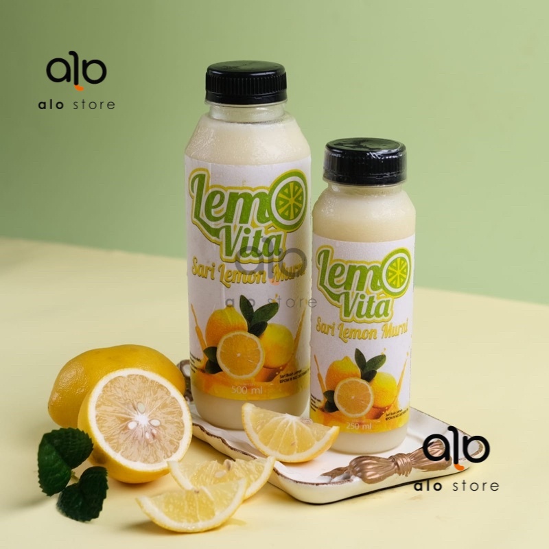 

LEMOVITA PAKET 1 LITER (2x500ml/4x250ml) SARI LEMON LEMOVITA LEMON JUICE BPOM