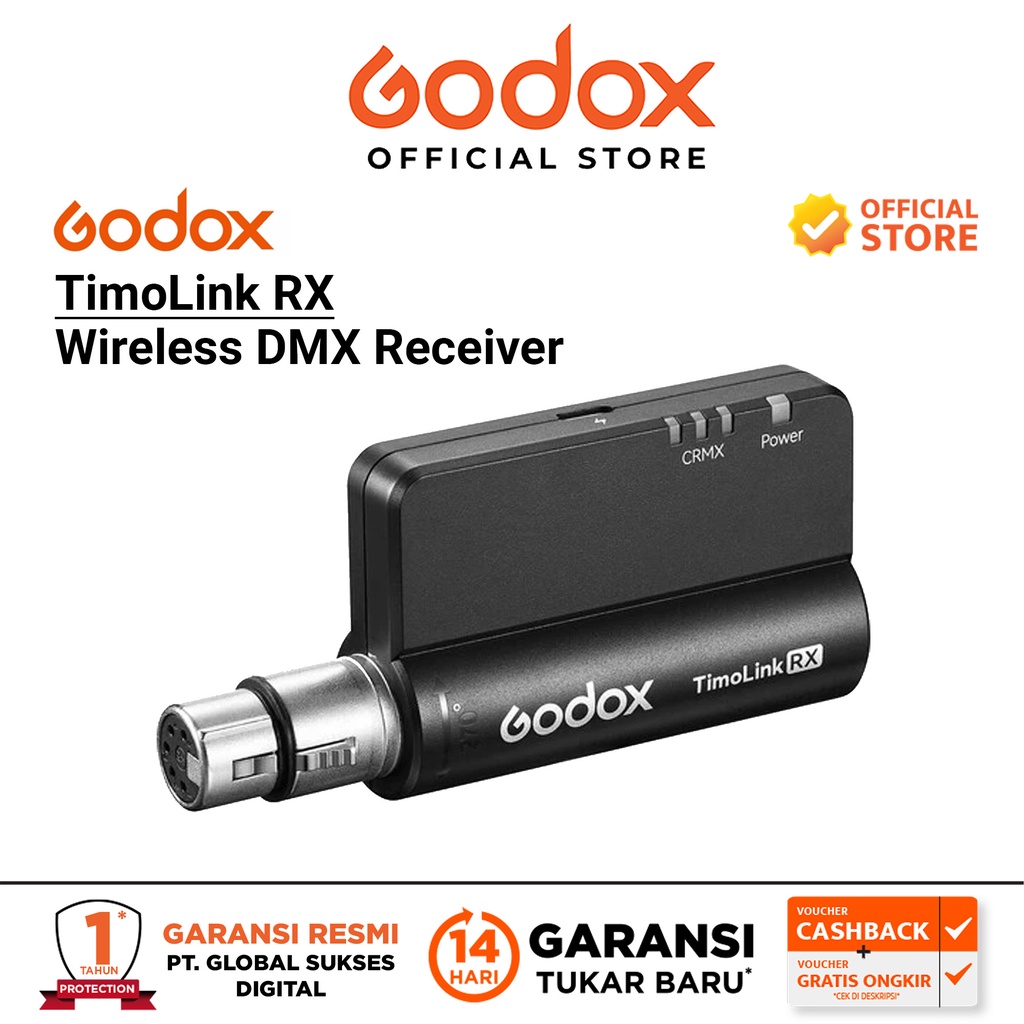 Godox TimoLink RX Wireless DMX Receiver