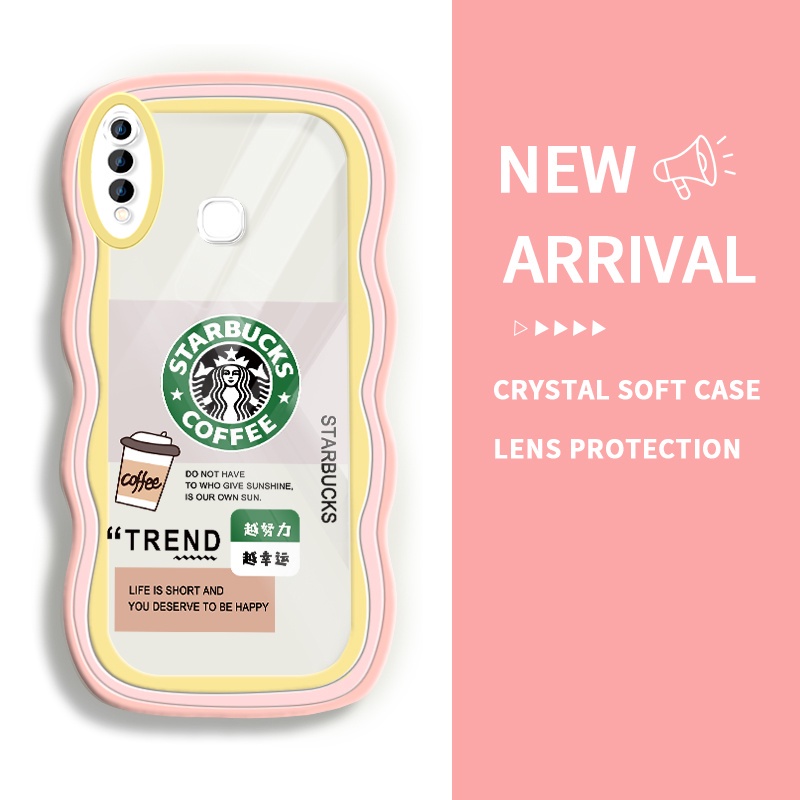 LAPEER Case For Vivo U3 U20 Y17 Y3 Y12 Y15 U10 U3X Y3S Y19 Y5S Z5i SoftCase Hp Starbucks Silikon Bin