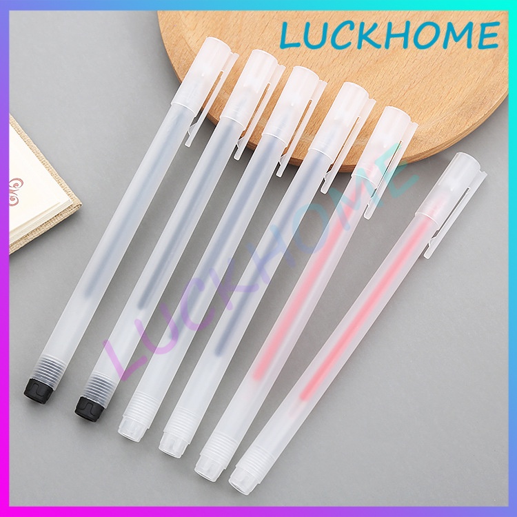 

Pulpen Gel 0.5mm Pena Transparant Pen Gel Pena Pulpen Bolpoin Pena Pulpen Tinta Gel Cair