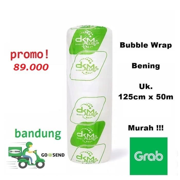 

Bubblewrap Bening 50M x 125cm Bubble wrap putih murah bagus