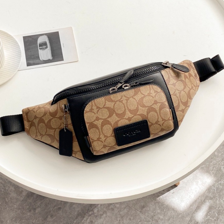 Coach x Disney Track Belt Bag in Signature Canva