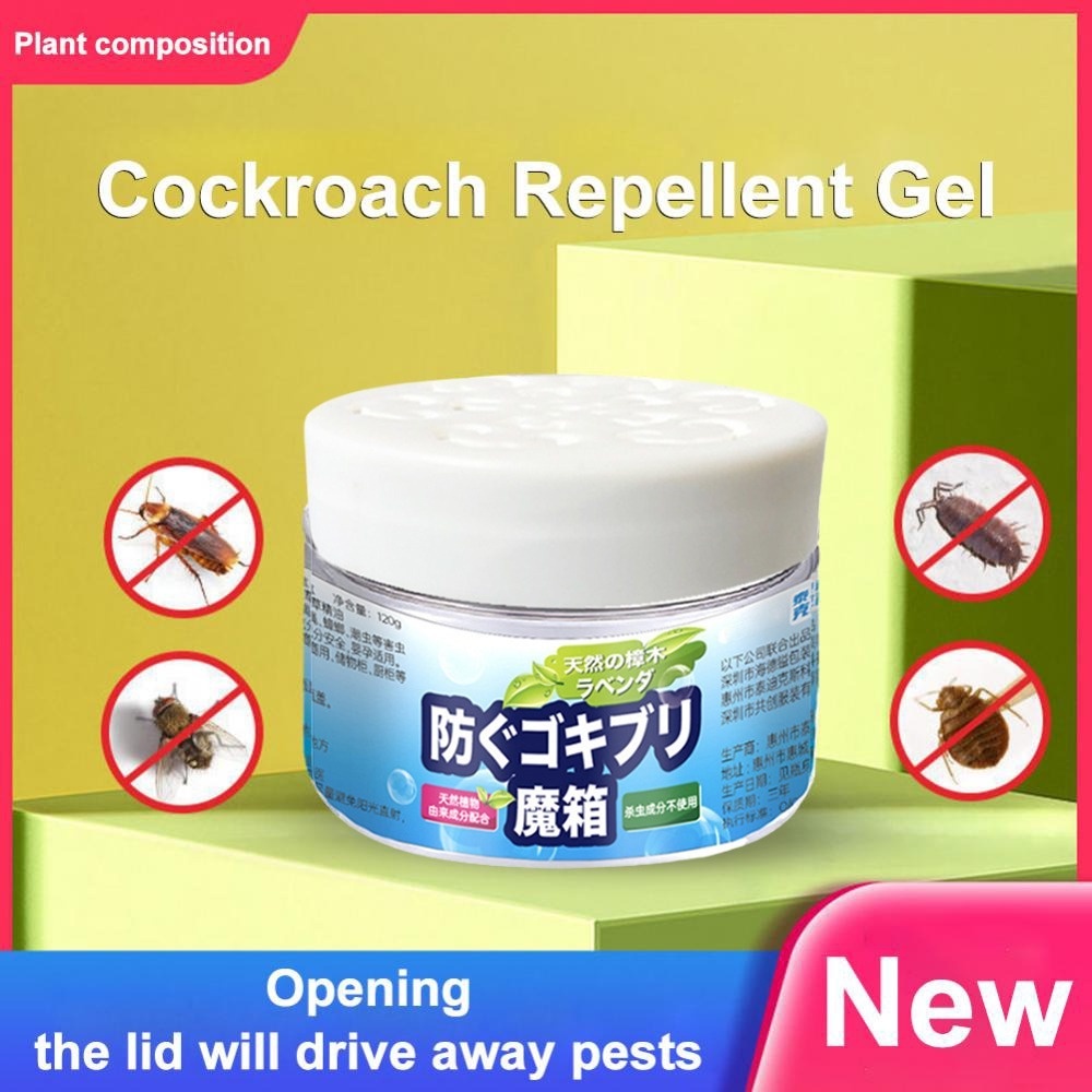 Gel Anti Serangga Pest Control Repellent Gel Penghilang/Pembasmi Kecoa Lalat Hama Obat Pengusir Serangga Bahan Alami