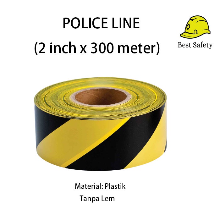 PROMO UNTUKMU!! Police Line / Garis Polisi 2 inchi x 300 meter / Barricade Tape