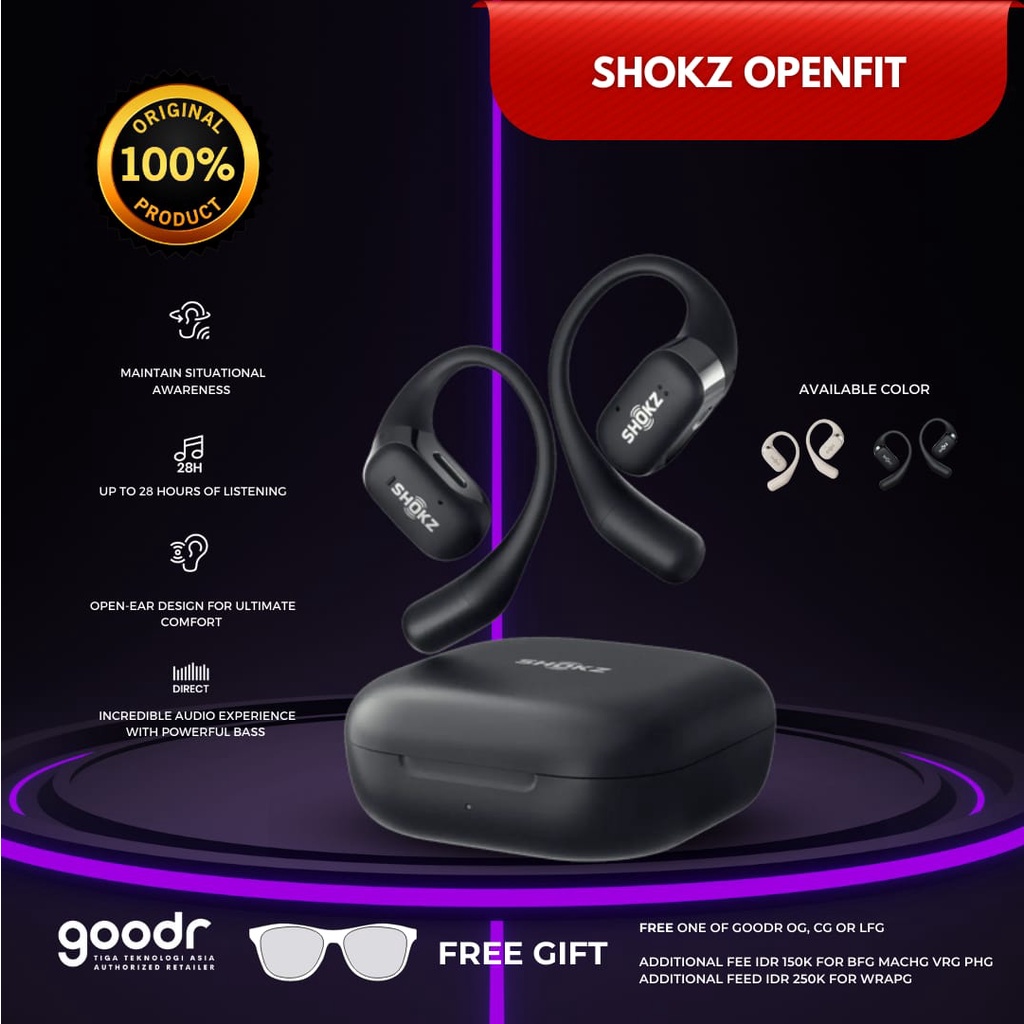 Aftershokz OpenFit  - GARANSI RESMI TAM