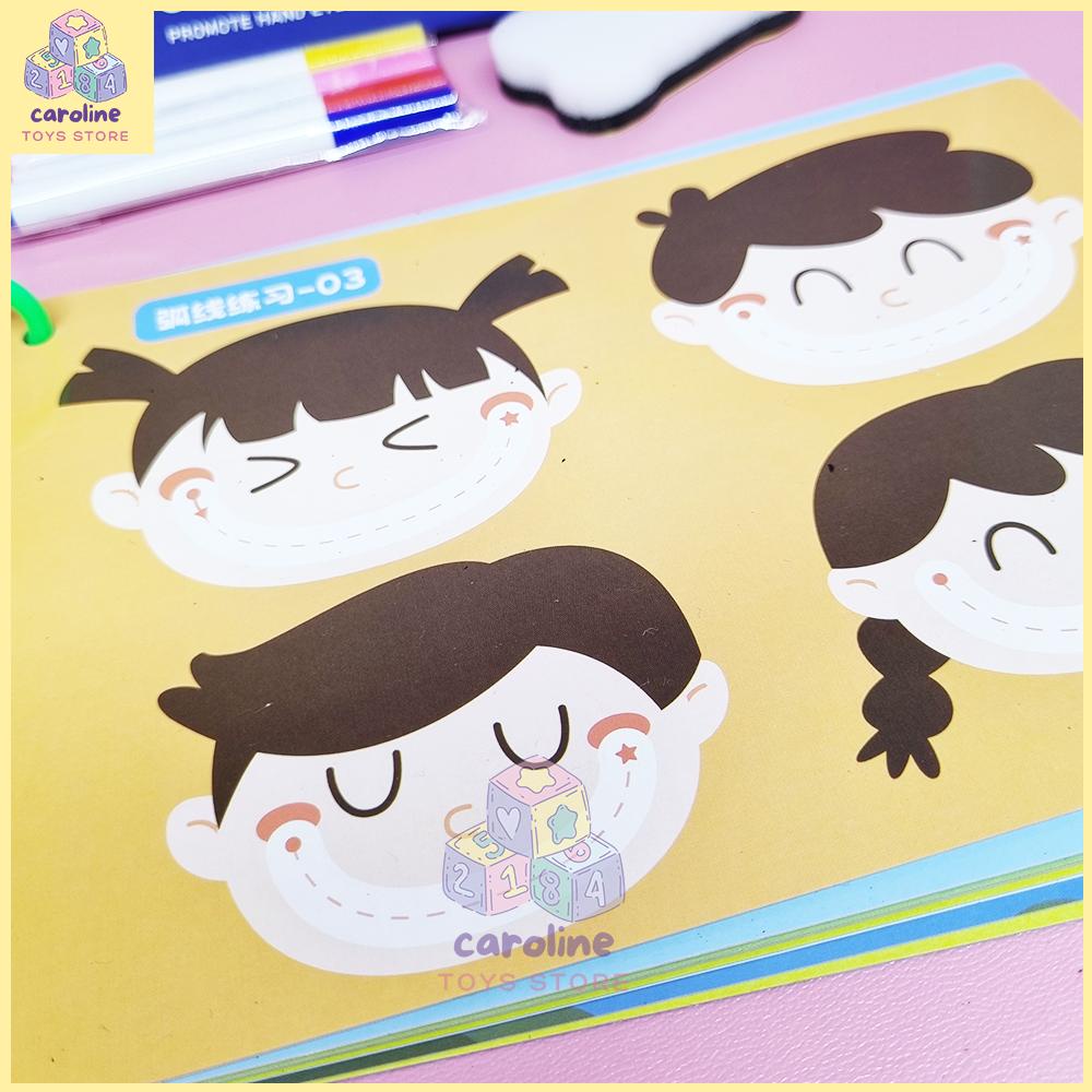 

SIS Buku Aktivitas Worksheet Anak 2 3 4 Tahun Buku Edukasi Anak Bisa Dihapus Wipe And Clean Activity