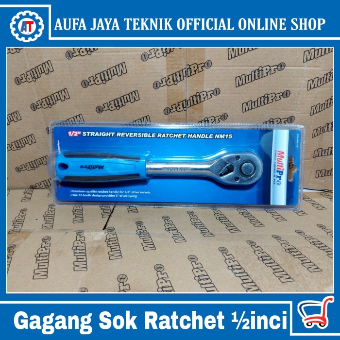 gagang sok 1/2 ratchet multipro