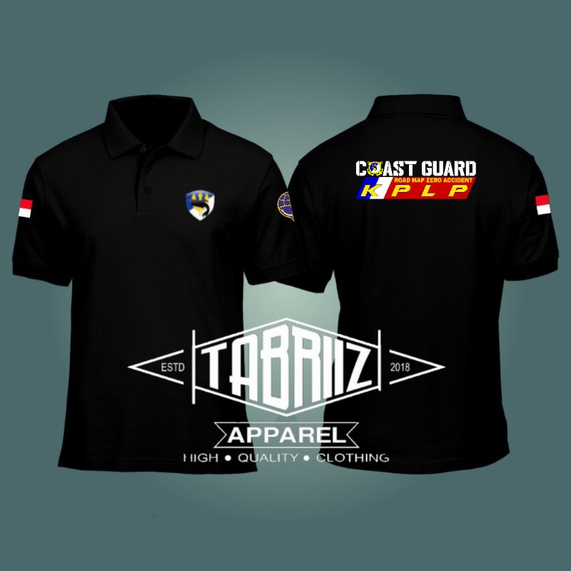 t-shirt kaos kerah KPLP PENJAGA PANTAI