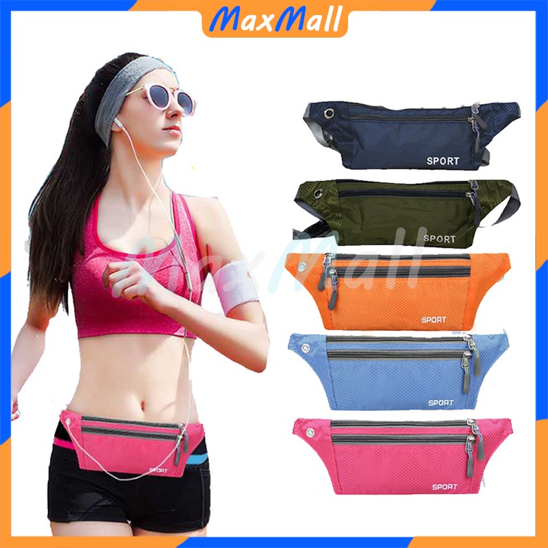Tas Pinggang Pria  Tas Sport Tas olahraga Wanita Unisex SPORT Waist Bag