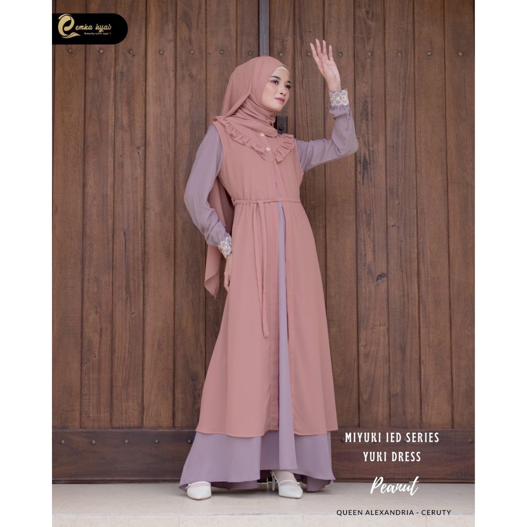 YUKI INNER Dress Set Pashmina By Emka Hijab