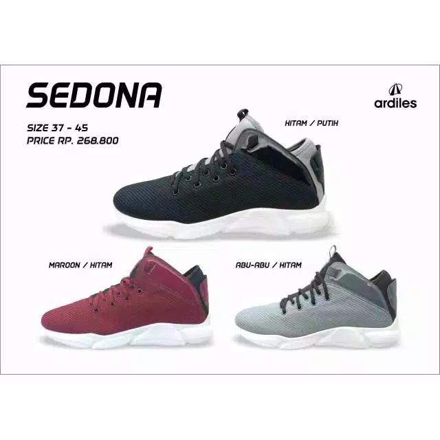 SEDONA ARDILES SEPATU BASKET PRIA WANITA REAL PICT ORI