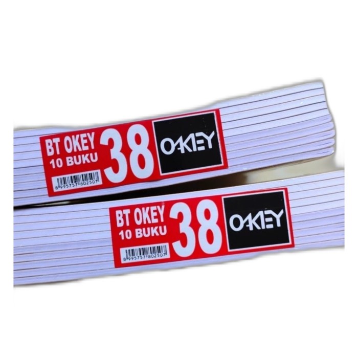 

buku tulis okey 38 isi 10