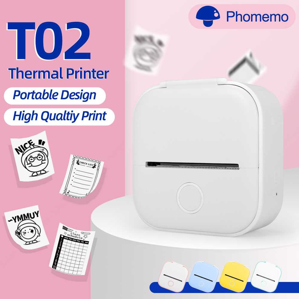 Phomemo Portable Thermal Printer Mini Inkless - T021