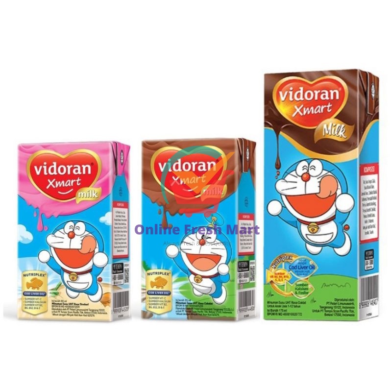 

Vidoran Kids Xmart Milk UHT Cokelat strawberry siap minum - Online Fresh Mart Denpasar