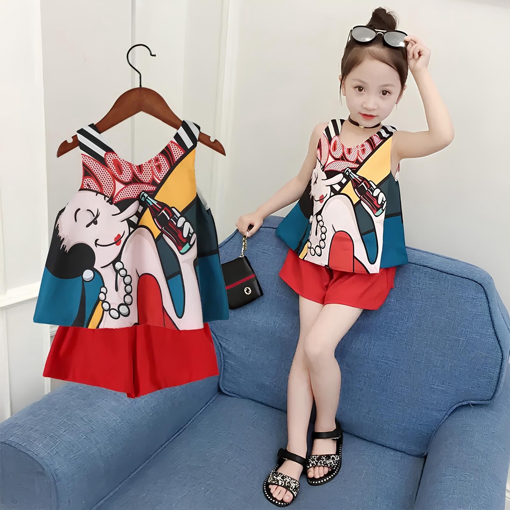 Rosie Set Kids - Setelan Anak Perempuan Usia 1 - 6 Tahun