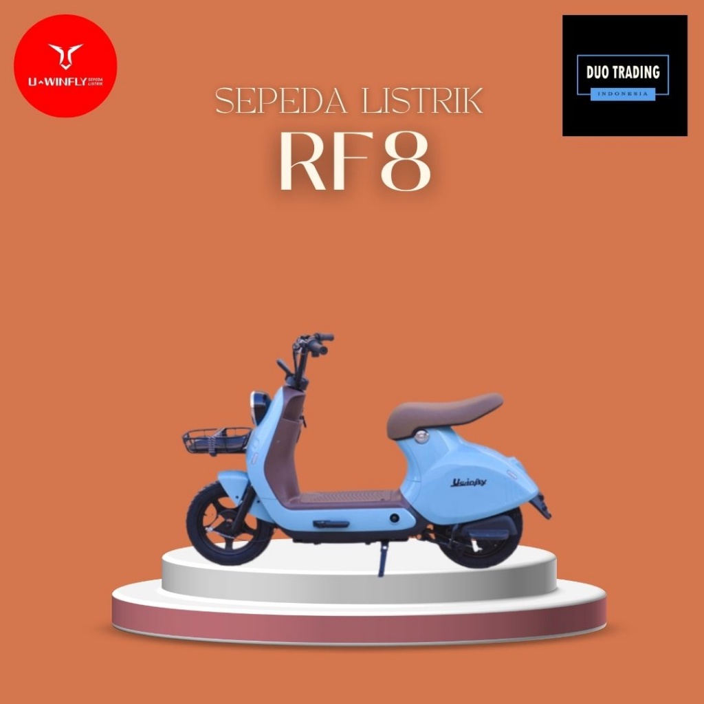 SEPEDA LISTRIK MOTOR LISTRIK RF 8 RF8 REDFISH 8 REDFISH8 UWINFLY