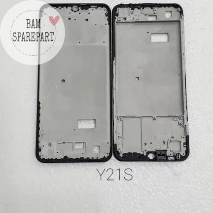 Frame Tulang Tengah Vivo Y21S ~ Tatakan Lcd VIVO Y21S ~ tatakan bazel ~ Tatakan LCD ~ sparepart hp