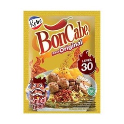 

Bon Cabe Level 15 dan Level 30 Cabai Tabur - 1 dus isi 20 renceng