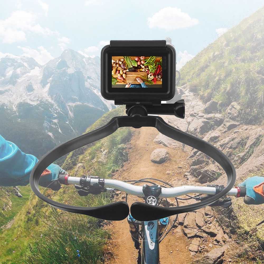 Holder Mount Action Cam Lanyard Strap Kalung Leher GoPro