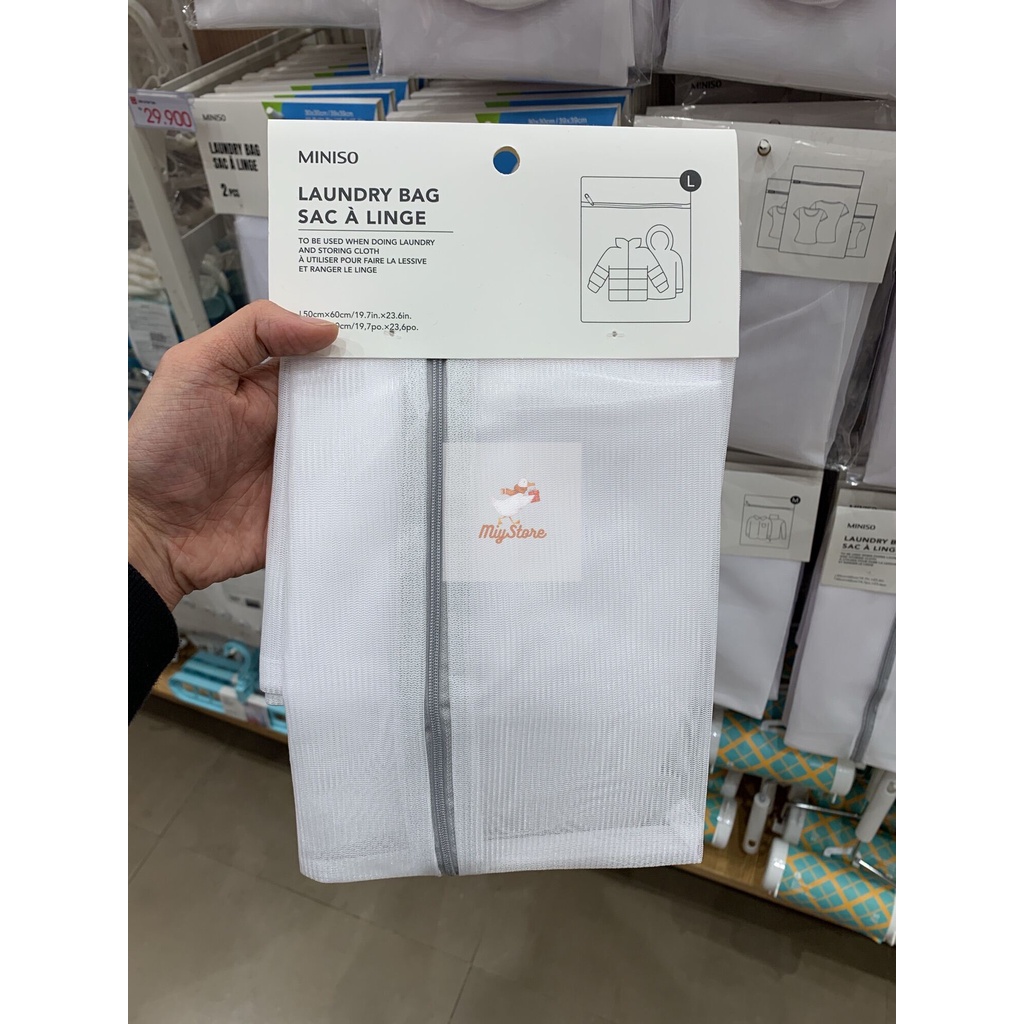 MINISO Laundry Bag Kantong Cucian Washing Pouch CD BRA Pouch Mesin Cuci / Laundry Bag