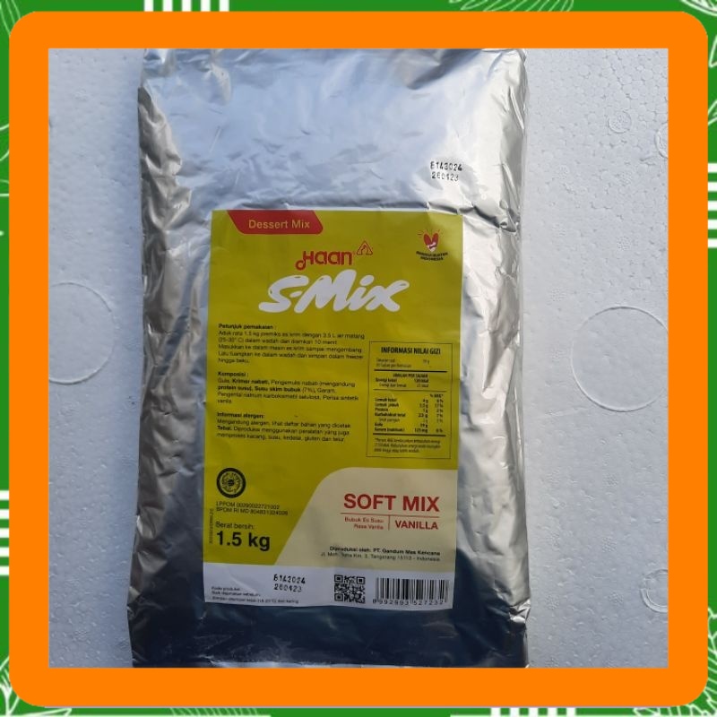 

Bahan es krim haan soft mix rasa vanila rasa stroberi 1,5 kg ice cream bubuk es susu dessert mix harga 95000 Best Seller