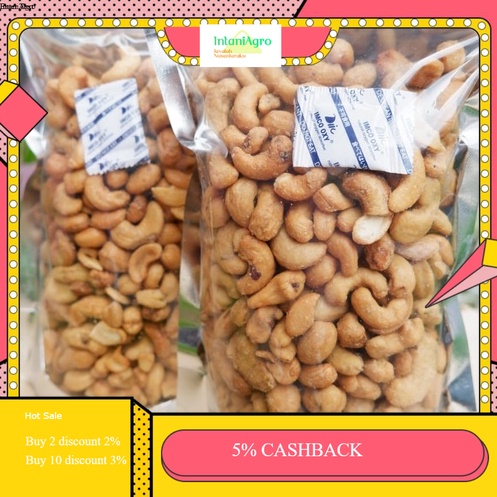 

Kacang Mede Goreng Matang, Mede Asin, Mete Bawang, Mede Pedas Gurih 500 gram