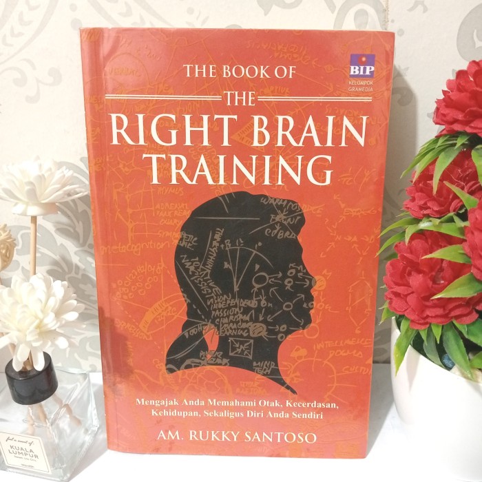 ORIGINAL THE BOOK RIGHT BRAIN TRAINING by Am. Rukky Santoso