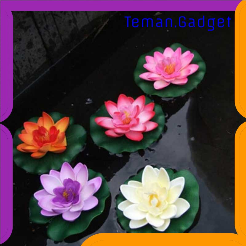 TG -  ART Bunga Lotus Imitasi Dekorasi Kolam Taman - QZ20