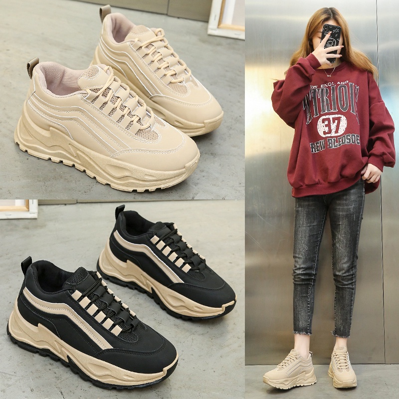 rsd-4830 sepatu wanita import fashion sneaker 0384 wanita terkiniian cantik best seller