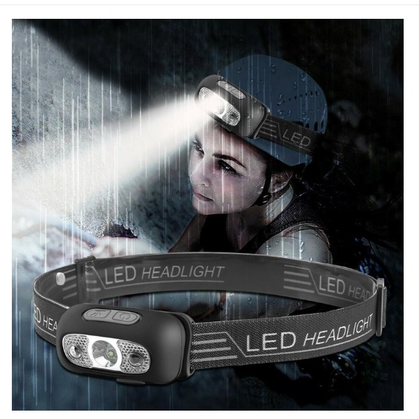 【COD】Senter Kepala Mini COB/Headlamp Irco Outdoor Waterproof USB/Headlamp Led Rechargeable/Led Headlight Torch