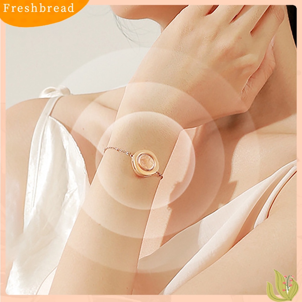 &lt; Freshbread &gt; 1set Wanita Gelang Modis Warna Hidup Logam Wanita ic Pengusir Lalat Bangle Gelang Hadiah Ulang Tahun