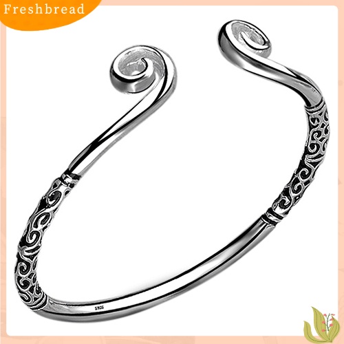 &lt; Freshbread &gt; Fashion Wanita Monkey King Mantra Ajaib Pembukaan Cuff Bangle Gelang Perhiasan