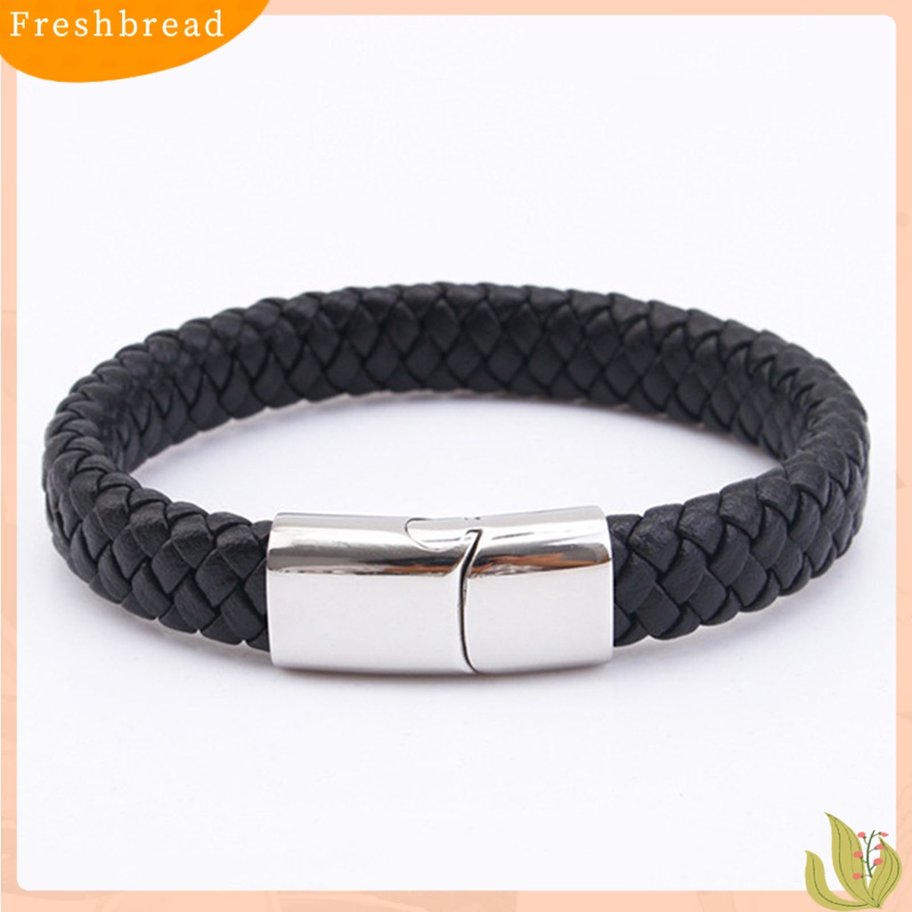 &lt; Freshbread &gt; Gelang Pria Vintage Punk Gesper ic Male Bangle Untuk Pakaian Sehari-Hari