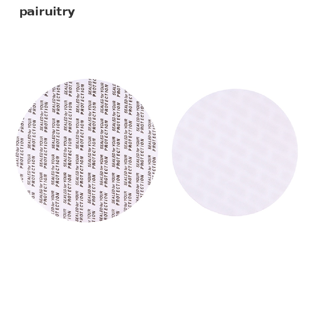 Prt 200Pcs Self-adhesive Foam Pressure Sensitive Seal Cap Lining Tamper Resistant Seal Liner Untuk Kosmetik Jar Botol Pot 20MM-82MM PRT